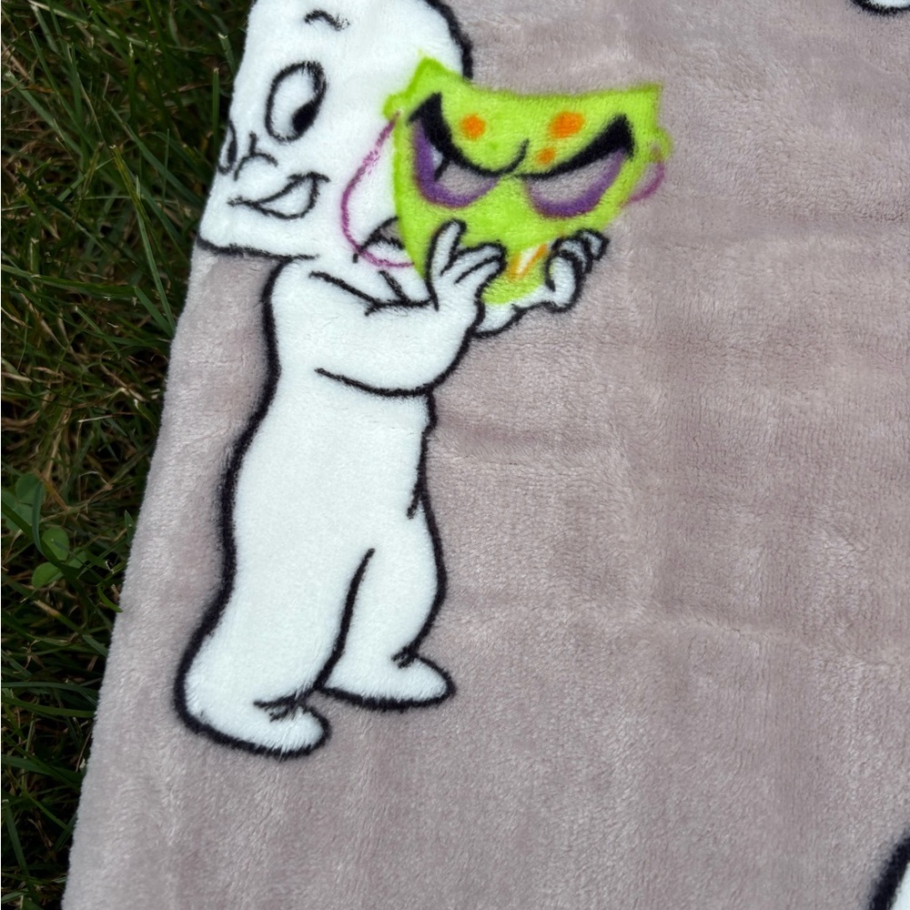 Casper the Friendly Ghost Blanket, Halloween Blanket, Ghost Blanket, Care Bears - Picture 3 of 6